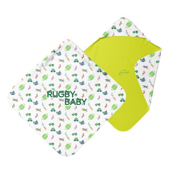 Baby Blankets-Purple cartoon transportation blanket - Image 2