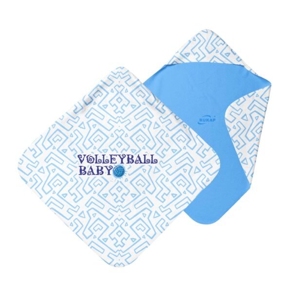 Baby Blankets-Brown cartoon baseball blanket - Image 3