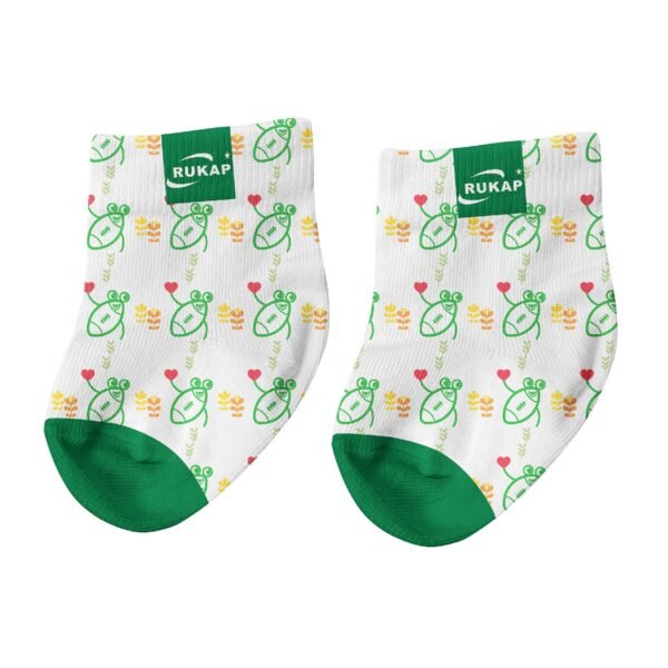 Baby Socks-Lovely rugby Green - Image 5