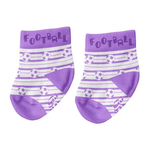 Baby Socks-Soccer lines Green - Image 2