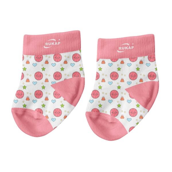 Baby Socks-Cartoon basketball Green - Image 4