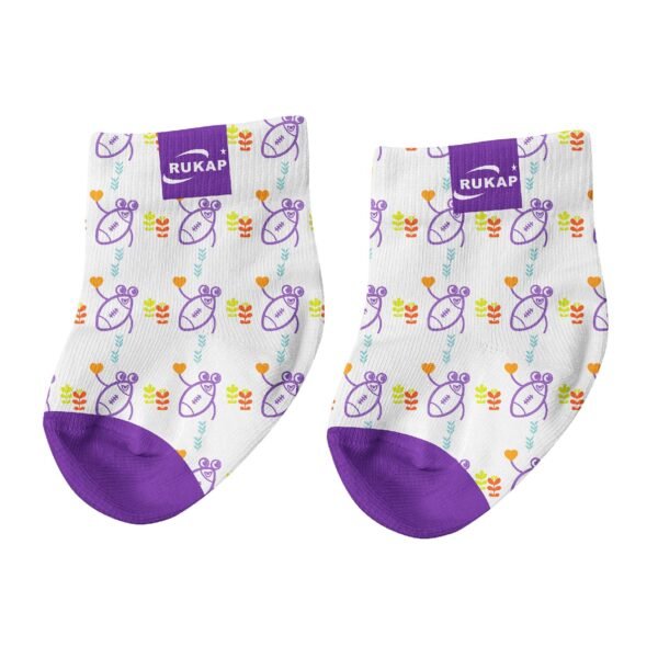 Baby Socks-Lovely rugby Green - Image 4