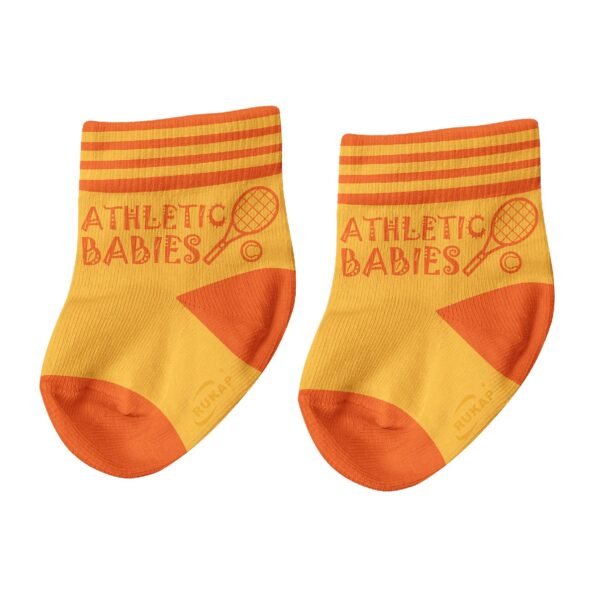 Baby Socks-Tennis rackets Purple - Image 3