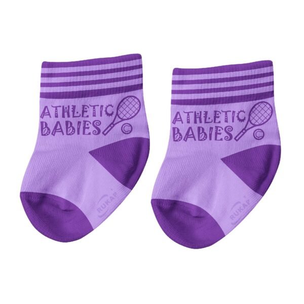 Baby Socks-Tennis rackets Purple