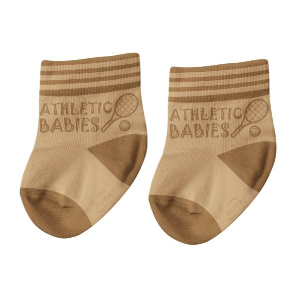 Baby Socks-Tennis rackets Purple - Image 4