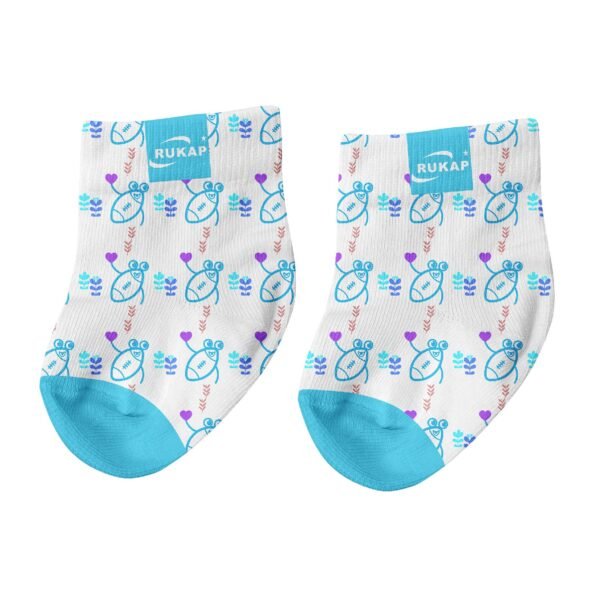 Baby Socks-Lovely rugby Green