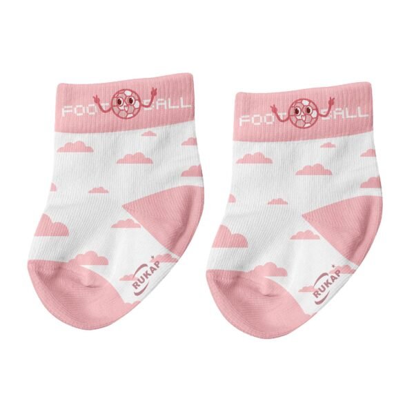 Baby Socks-Football Cloud Yellow - Image 4