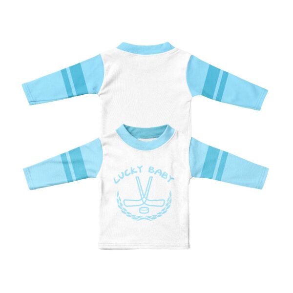 Long Sleeves Round Neck Shirt-Lucky Baby Blue Edition