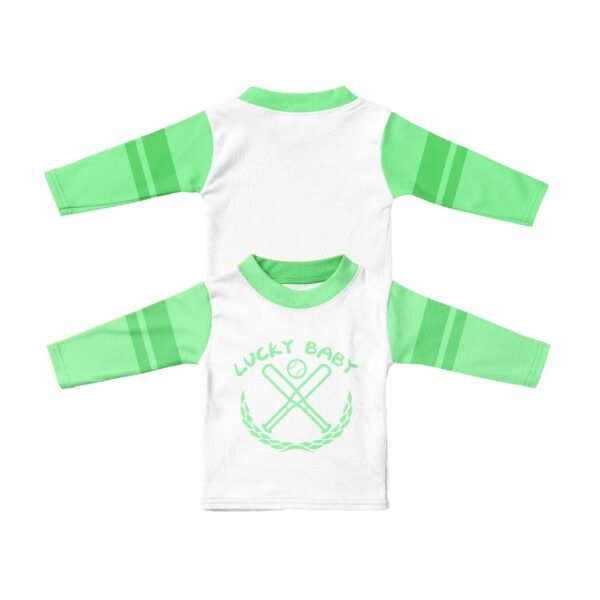 Long Sleeves Round Neck Shirt-Lucky Baby Blue Edition - Image 3