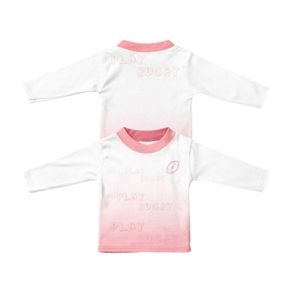 Long Sleeves Round Neck Shirt-Blue gradient playing basketball - Image 2