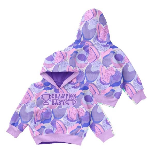 Sweat Shirts-Blue print champion baby - Image 4