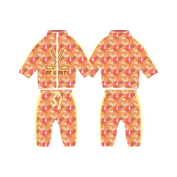 Tracksuit-Blue yellow Surrounding football - Image 2