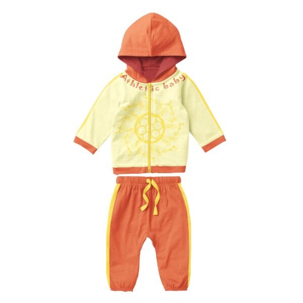 Tracksuit-Green patchwork printed jacket - Image 10