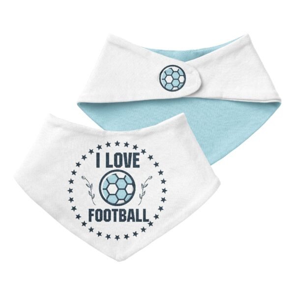 Rugby Triangle Baby Bibs-pink - Image 4