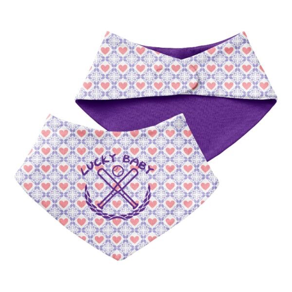 Football Triangle Baby Bibs-Green - Image 3